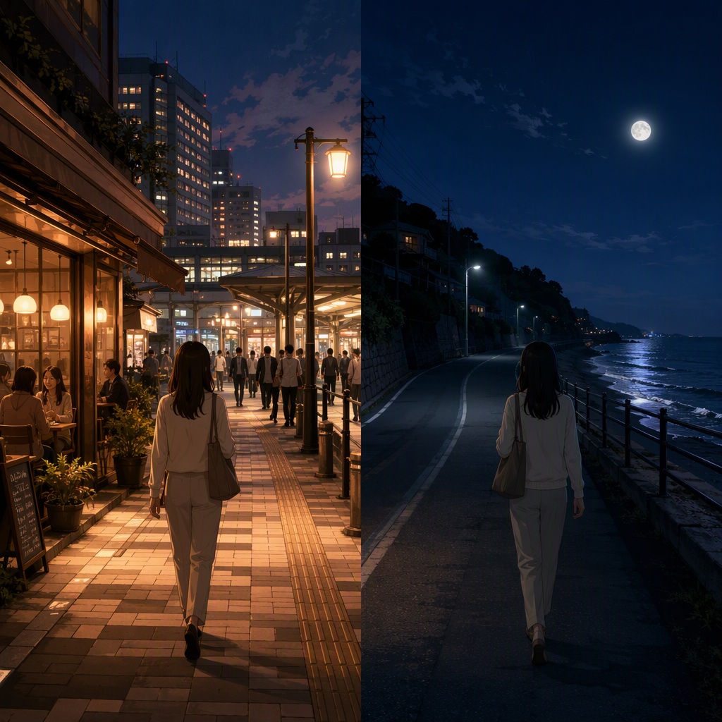 魚津で仕事帰りの初デート｜40代男性の夜カフェ案内