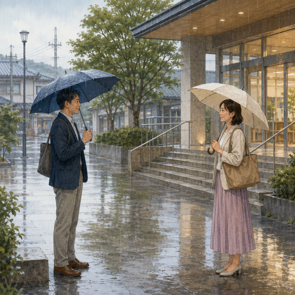 入善町で雨・雪の日の昼カフェデート｜安心できる待ち合わせの決め方