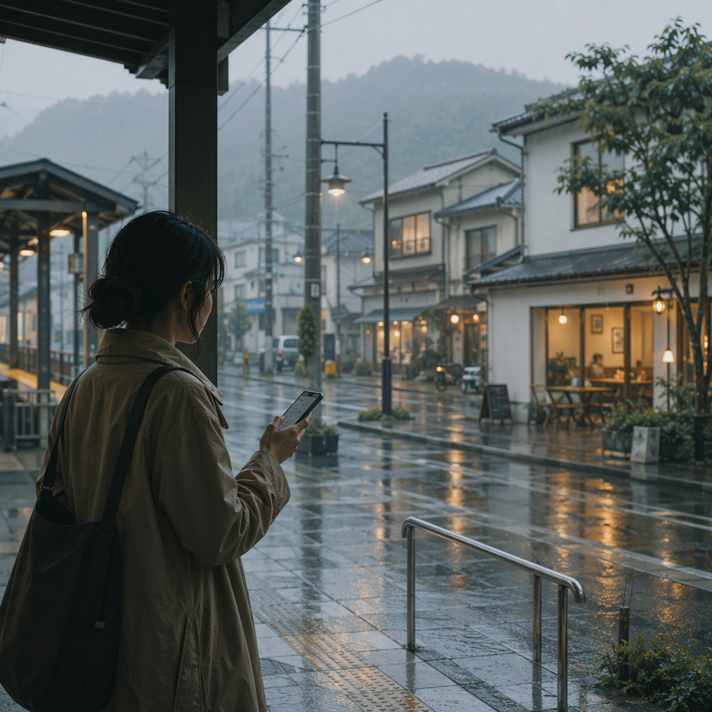 入善町で雨・雪の日の昼カフェデート｜安心できる待ち合わせの決め方