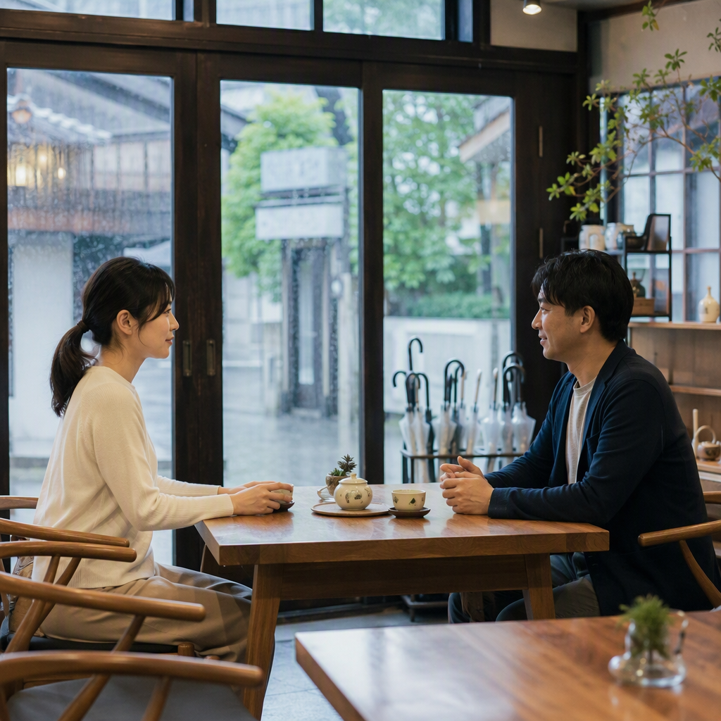 朝日町の雨の日デートは昼カフェから｜初対面でも安心のプラン