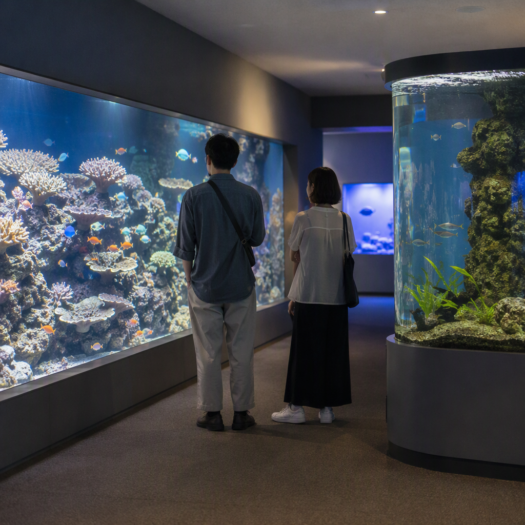 【魚津市】40代女性の初対面デートに魚津水族館|昼間の安心プラン