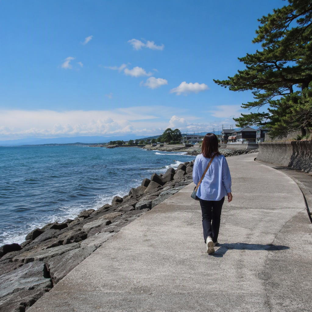【氷見市】40代女性の海辺ランチとカフェ時間｜昼のお出かけ案