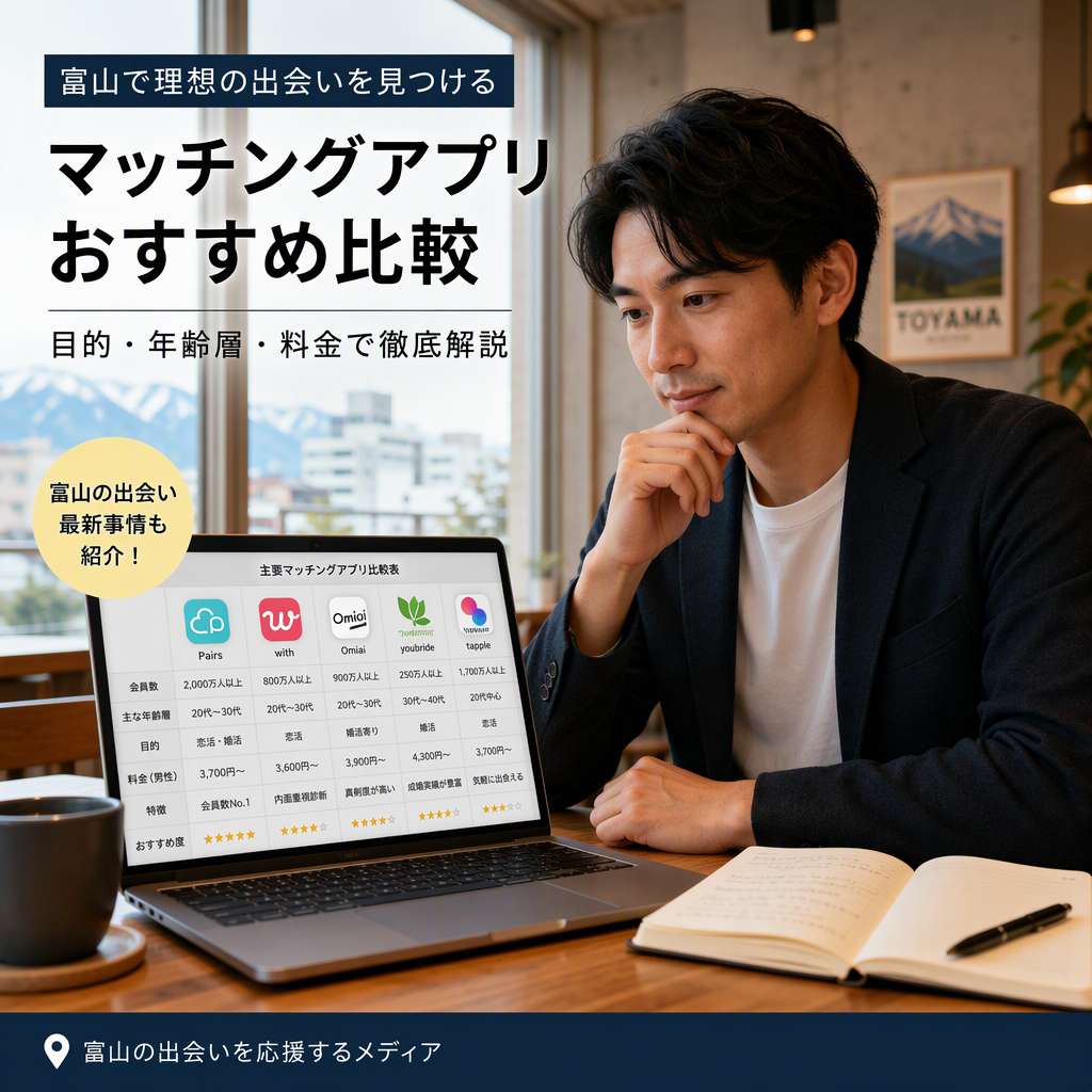 富山で再婚する男性のマリッシュ活用術