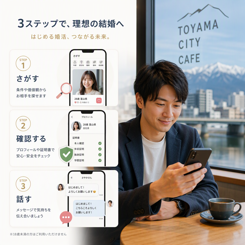 【富山男性向け】ユーブライド婚活術